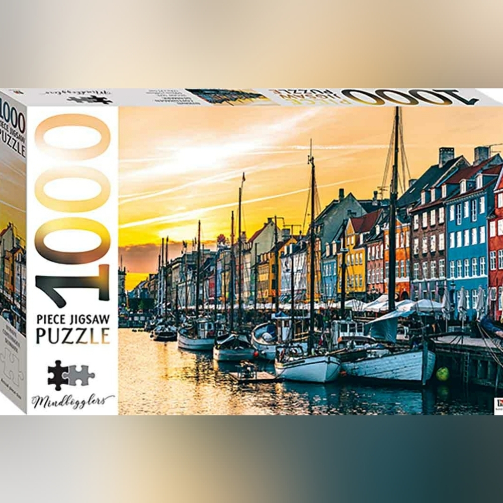 Nyhavn Denmark 1000 Piece Puzzle